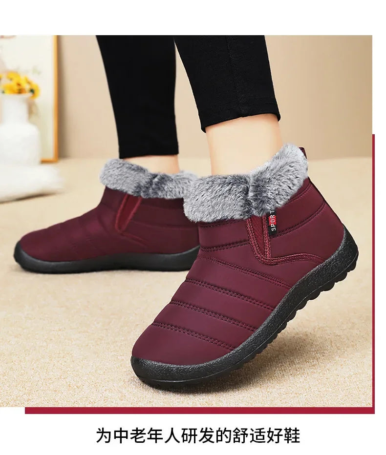 Outdoor Snow Boots CoupleHikingMen's Shoes, Women'sSkiHigh-Top Cotton Shoes, Cold-Proof Men's Boots, Women's 2026
