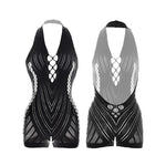 Sexy Women Fishnet Hollow Out Cover Up Dress See Through Bodycon Beach Swimwear Summer Style