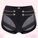 Seamless Panties Women High Rise Panty Tummy Control Briefs Butt Lifter Shapewear Sexy Lingerie Ice Silk Underwear S-3XL