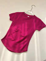 Sport Shirt Women Fitness Impact Short Sleeve Top Gym Workout Yoga Blouse Quick Dry Breathable Running Tee Top