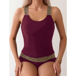 New Sexy Red Swimwear Women Swimsuit Two Pieces Tankini Vest Bathing Suit Tankinis With Shorts Mujer Womens Swim Suits Trunk