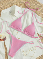 Sexy Bikini Set Women White Black Push Up Bra Micro Swimsuit 2025 Brazilian Beach Holiday Bathing Suit Thong Swimwear Biquini