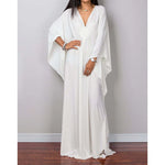 Greek Goddess Long Dress Batwing Sleeve Tunic Beach Cover Up Cover-ups Beach Dress Beach Wear Beachwear Kaftan Maxi Dress V4427