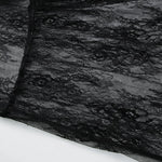 Sexy Deep V-neck Sleeveless Lace Dress Streetwear Women 2026 Backless Tunics A-line Party Dresses Long Maxi Robe Black White
