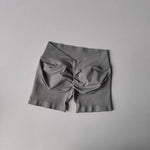 High Waisted Seamless Shorts Gym Shorts Women Fitness Sports Low Ribbed Band Workout Scrunch Butt Yoga Booty Running Short Pants
