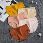 1Pc Cotton Panties Women Sexy Briefs Women's Underpants Low Waist Comfy Breathable Lingerie Seamless Underwear Intimates