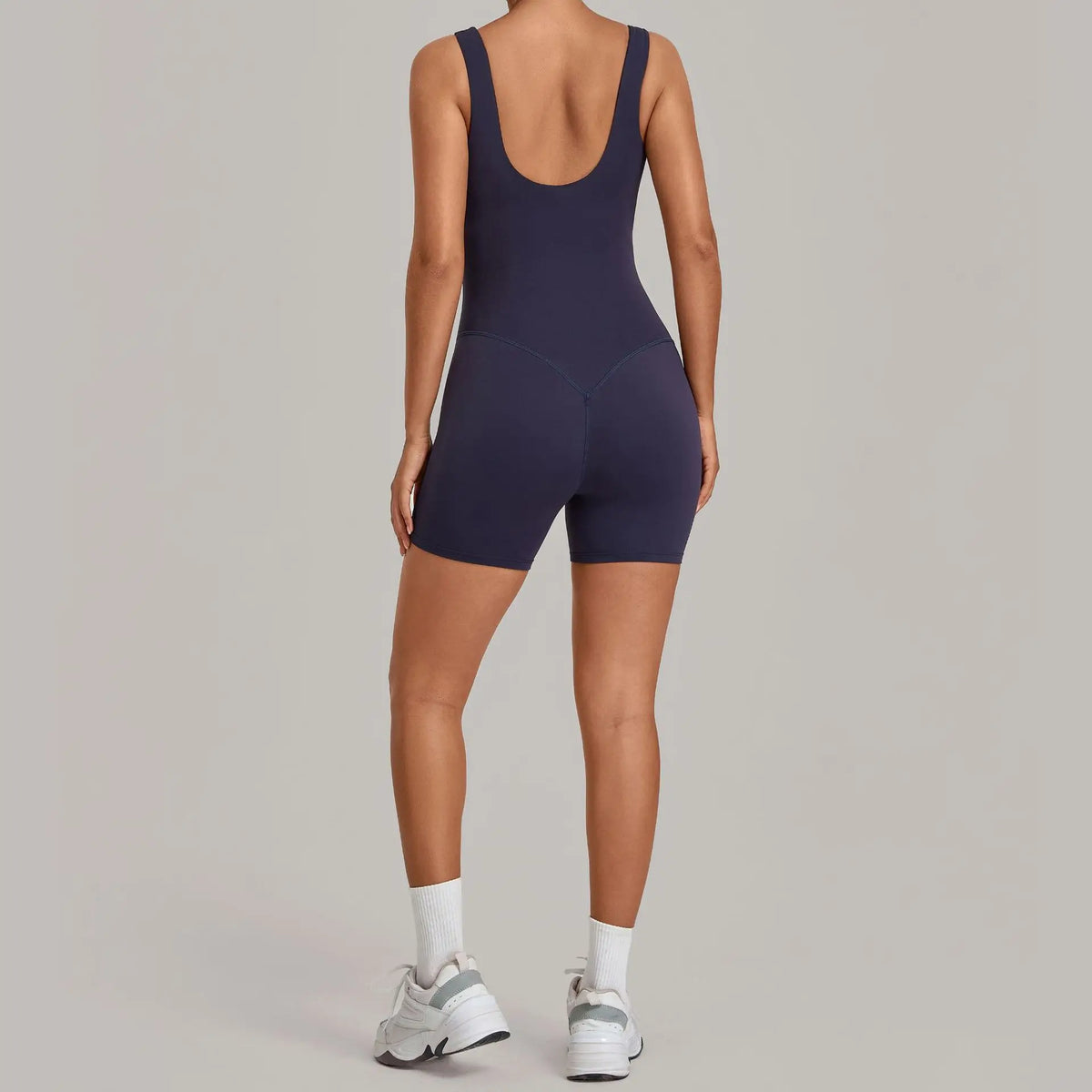 New Summer U-neck Beautiful Back Yoga Jumpsuit Women Sleeveless Tight Sports One Piece Suit Outdoor Gym Running Fitness Overalls