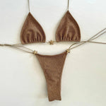 Micro Bikinis 2025 Women Swimsuit New Sexy Swimwear Halter Bikini Set Brazilian Biquini Female Starfish Beachwear Party Wear
