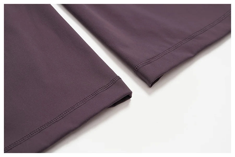 Yoga Set 2 Pieces Women Fitness Sportswear Gym Loose wide-leg pants Long-sleeved T-shirt Sports Crop Tops Tracksuit Workout Wear