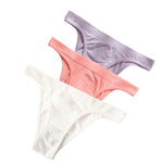 3Pcs/Set Women High Cut Brazilian Panties High Rise Seamless Underwear Soft Stretch Sports Soft Briefs Ladies Sexy Lingerie M-L