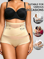 1Pcs High-waist Mesh Tummy-reducing Shaping Underwear, Women's Buttock-raising Shaping Triangle Underwear