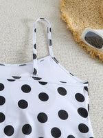 Sexy High Waist Shorts Ruffle Women Swimsuit Two Piece Swimwear Female Tankini Set Polka Dot Bathing Suits Brazilian Biquini
