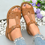 2025 Summer Women Wedge Sandals Lightweight Ankle Buckle Platform Gladiator Sandals Woman Peep Toe Non Slip Beach Sandles 36-43