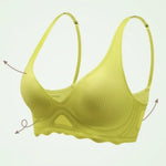 Push-Up Bras For Women Seamless Underwear Non-Wire Bralette Female Sexy Lingerie Deep V-neck Brassiere Solid Color Intimates
