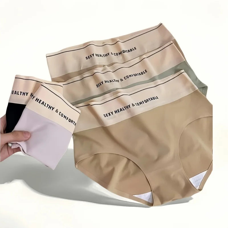 1PC Ice Silk Panties Women Sexy Underpant Low Waist Underwear Low Rise Panties Seamless Panties Underwear Comfy Lingerie