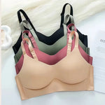 Seamless Bras For Women Non-wire Brassiere Push Up Bra No Steel Ring Tube Bra Top Underwear Female Sexy Lingerie S-3XL