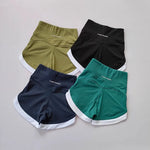 High Waist Women's Yoga Fitness Shorts Breathable Casual Pants Lifting Buttocks Contrasting Color Buttocks Yoga Pants