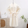 Soft Comfortable Home Bathrobe Towel for Women Simple Thick Water Absorbent Bath Wrap,solid Color Coral Fleece Bath Robe