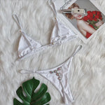 Extreme Mini Micro G String Diamond Bikini Women Swimsuit Female Swimwear Two Pieces Bikini Set Halter Bathing Suit Swim Lady
