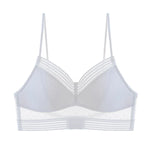 Sexy Backless Bra U-Shaped Beautiful Back Sling Underwear for Women Thin Section Seamless Brassiere Small Chest Gathered Bras