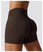 Summer Seamless High Waist Yoga Shorts Elasticity Sports Leggings Women Breathable Cycling Shorts Buttock Lift Gym Shorts Women