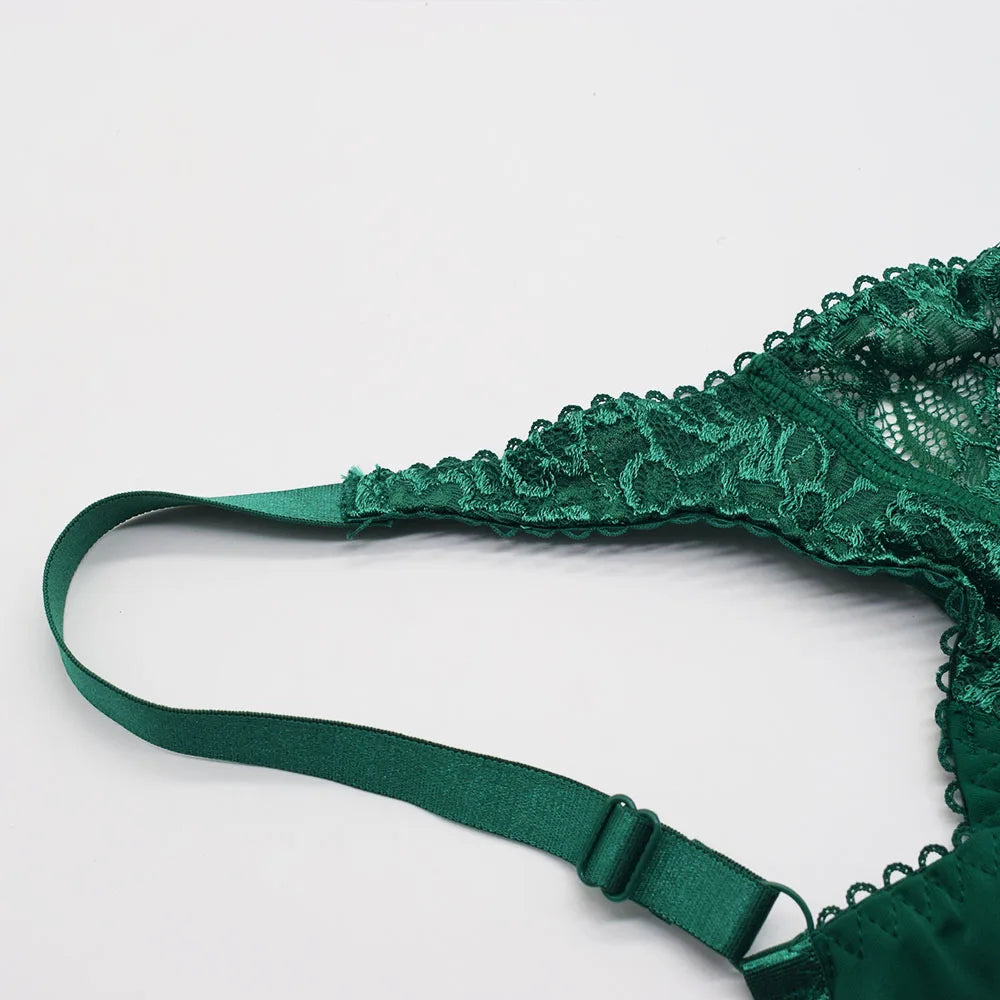 Bras For Womens Lace Bra Lager Bosom See Through Underwire Sexy Lingerie BH Tops Plus Size C D DD E F Cup