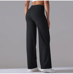 New Yoga Straight Leg Sweatpants Straight Leg Women's Loose Tracksuit Pants Wide Leg Outdoor Gym Running Casual Tracksuit Pants