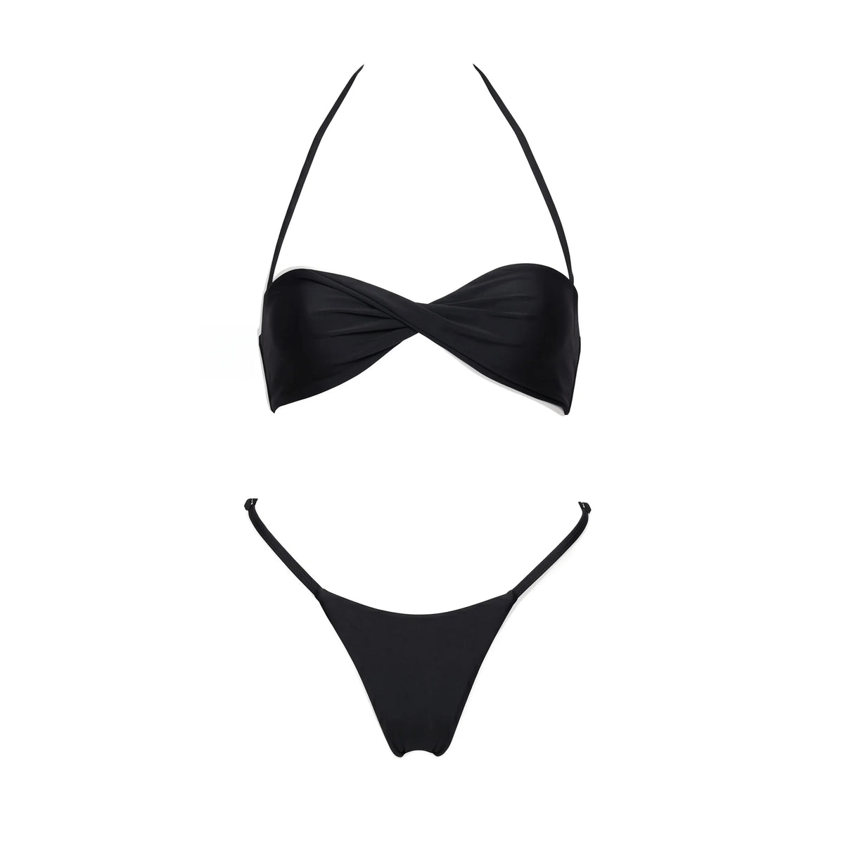 2026 2Pcs Sexy Women One Piece Swimsuit Female Push Up Swimwear BiquiniHigh Cut Monokini Solid Swim Suit Bathingsuit Beachwear