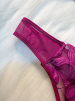 Fairy Lingerie Floral Valentine Charming Brief Panty Underwear Sexy Nighty Fancy Underwear Brief Set for Lady See Through Bra
