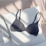 Seamless Wireless Bra, One-piece Smooth Light Breathable Push Up Lingerie, All Season Commute Bra for Teen Girls Small Bust