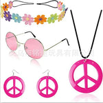 Easter Bunny Girl Cosplay 3-Piece Prop Set - Satin Headband Fluffy Rabbit Tail for Halloween Christmas