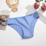 3PCS Women's Cotton Briefs Panties Female Sexy Low Waist Underwear M-XL Breathable Panty Girls Comfortable Intimates Lingerie