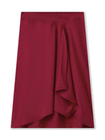 Summer Solid/Stripe/Plaid Midi Skirts for Women Casual Elegant A-Line Skirt for Beach Vacation Streetwear