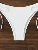 Halter Bandeau Bikinis 2026 Women Sexy Swimsuit Solid Padded High Waist Swimwear Female Bathers Bathing Swimming Swim Suit