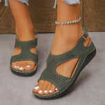 Fashion Designer Women's Wedges Sandals New Woman Breathable Sandals Fashion Comfort Handiness Summer Casual Female Sandals