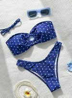 XS - L Polka Dot Bandeau Bikini Women Swimwear Female Swimsuit Two-pieces Bikini Set Brazilian High Cut Bathing Suit Swim Lady