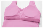Sexy Sports Bras Women Halter Yoga Bra Tank Top Fitness Gym Shockproof Seamless Running Workout Fast Dry Underwear Push Up Vest
