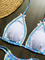 Micro Bikini Push Up Women Swimsuits 2026 Sexy Female Swimwear Brazilian Bikini Set Thong Biquini Swim Suits Print Beachwear
