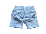 Women's Seamless Yoga Shorts Scrunch Butt Gym Shorts Booty Running Low Waist Sports Shorts Workout Leggings V Hip Fitness Pants