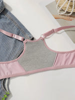 Plus size New Sweet Pink Front Button Underwear Sexy Gathering Large Size Underwear Easy to Wear and Take Off Lingerie MR3022