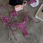 Micro Bikini Push Up Women Swimsuits 2025 Sexy Female Swimwear Brazilian Bikini Set Thong Biquini Swim Suits Print Beachwear