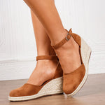 15 Colors Big Size 43 Summer Bohemian Espadrilles Sandals Women Beach Vacation Shoes Comfy Walk High Heels Wedges Sandals