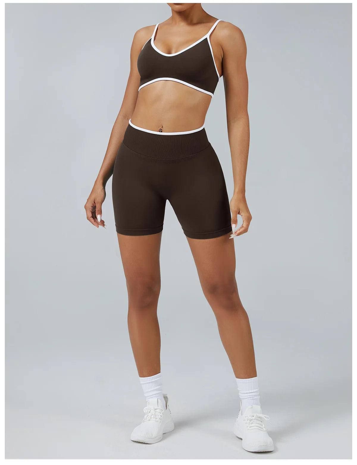 2PCS Yoga Suit Seamless Sports Set Gym Outfits Women Tracksuit Running Workout Clothes Sports Bra Athletic Wear Yoga Clothing