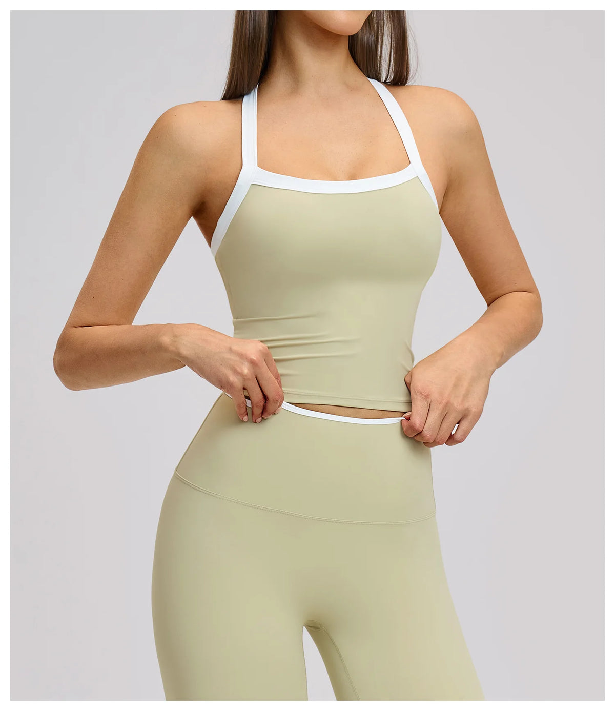 Women's Pilates Tank Top Push-Up Sports Bra Hollow Breathable Fitness Bras Gym Yoga Vest Running Tops High Strength Sportswear