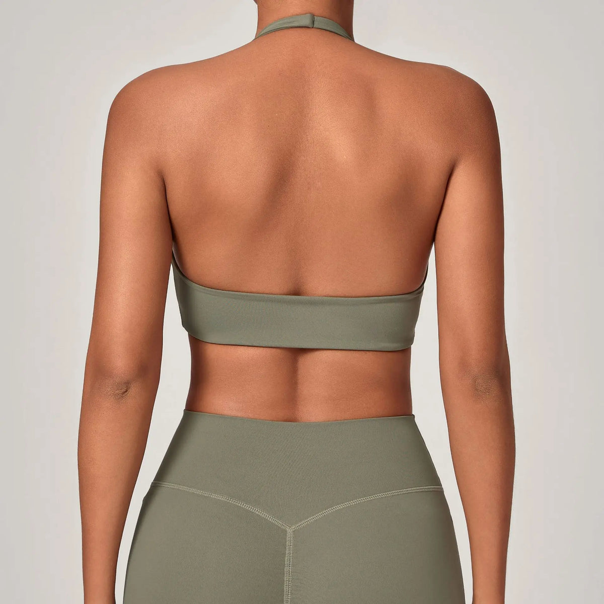 Sexy Fitness Bra Women Sports Sports Bra Halter Top High Support Push-up Open Back Running Gym Wear Yoga Bra Workout Underwear