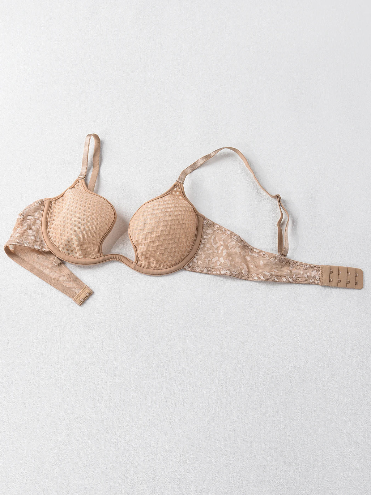 Sexy U-shaped spacer bra thin mesh Breathable underwear underwire comfortable stylish Lingerie bralette