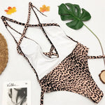 Long Strap Wrap Around Swim Suit For Women Swimwear One Piece Swimsuit Female Bather Snake Print Bathing Suit Beach V852SW