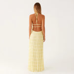 Women Ruched Cocktail Dress Elegant Party Bodycon Dresses Female Long Dress Summer Sleeveless Backless Solid Dress Vestidos