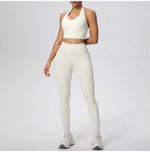 Yoga Clothing Set Women's High Waisted Leggings and Top 2 Piece Seamless Fitness Exercise Clothing Gym Sportswear Tracksuits