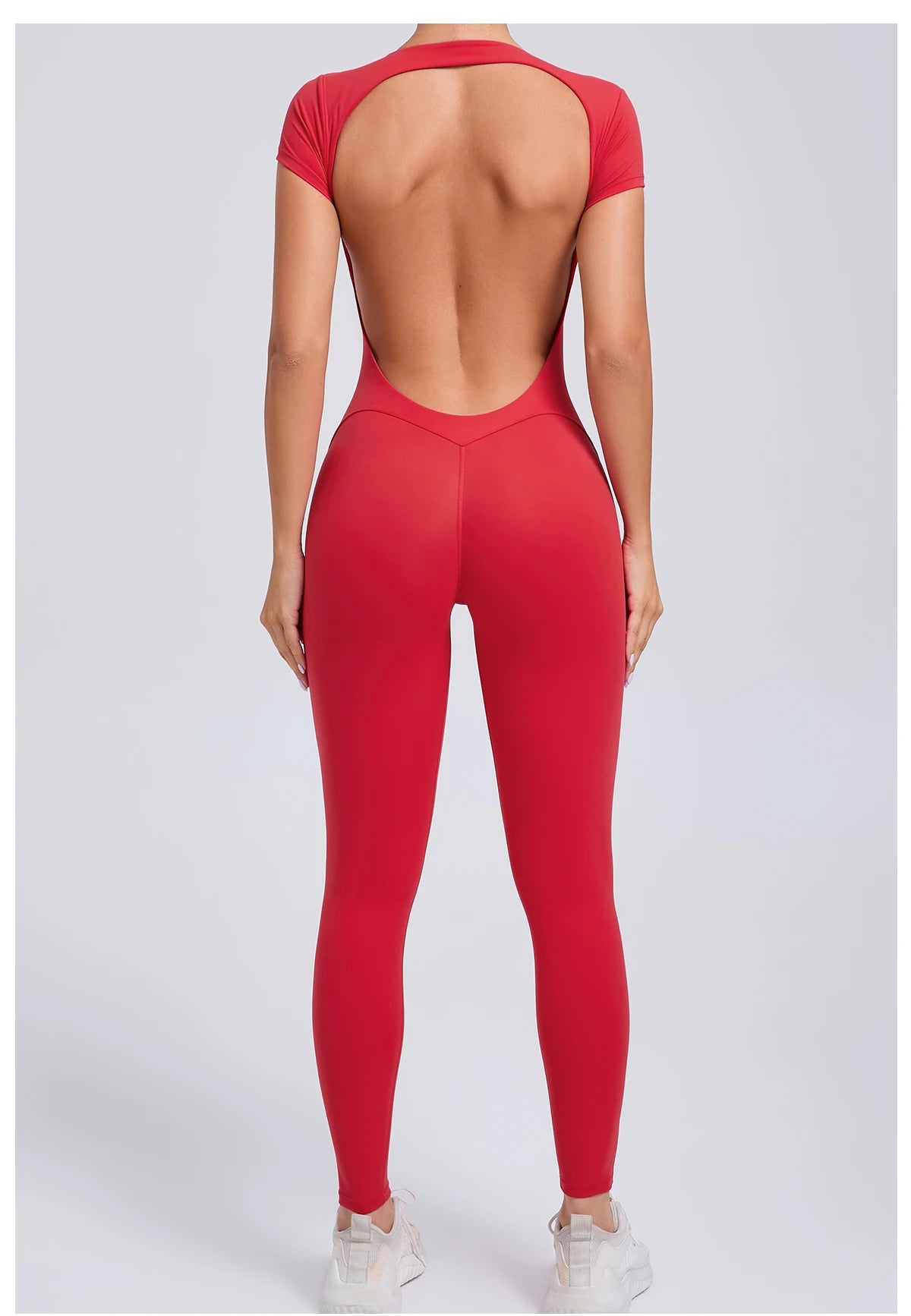 One-piece Yoga Padded Backless Suit Female Rompers Quick Dry Yoga Clothing Workout Bodysuits Scrunch Sports Jumpsuit Women